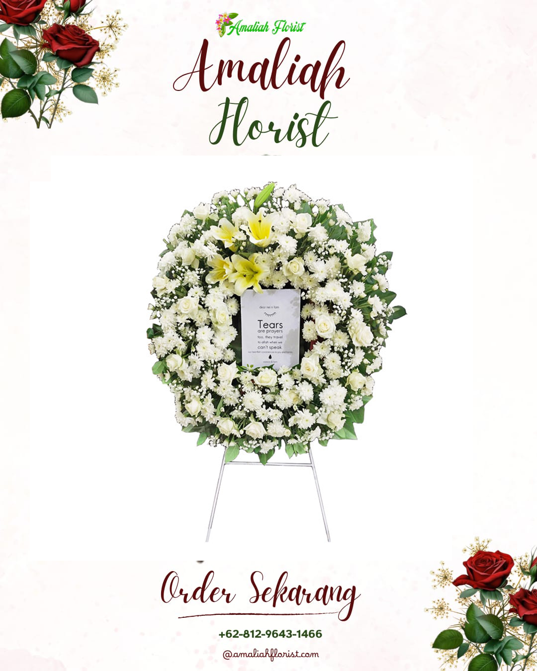 Krans Bunga Duka Prajekan